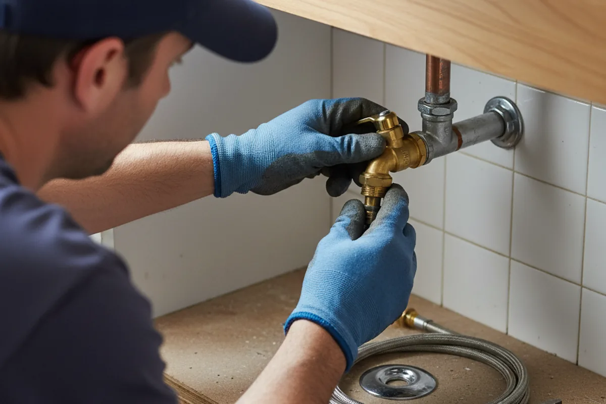 Shutoff valve and fitting work during Repiping in Cleves